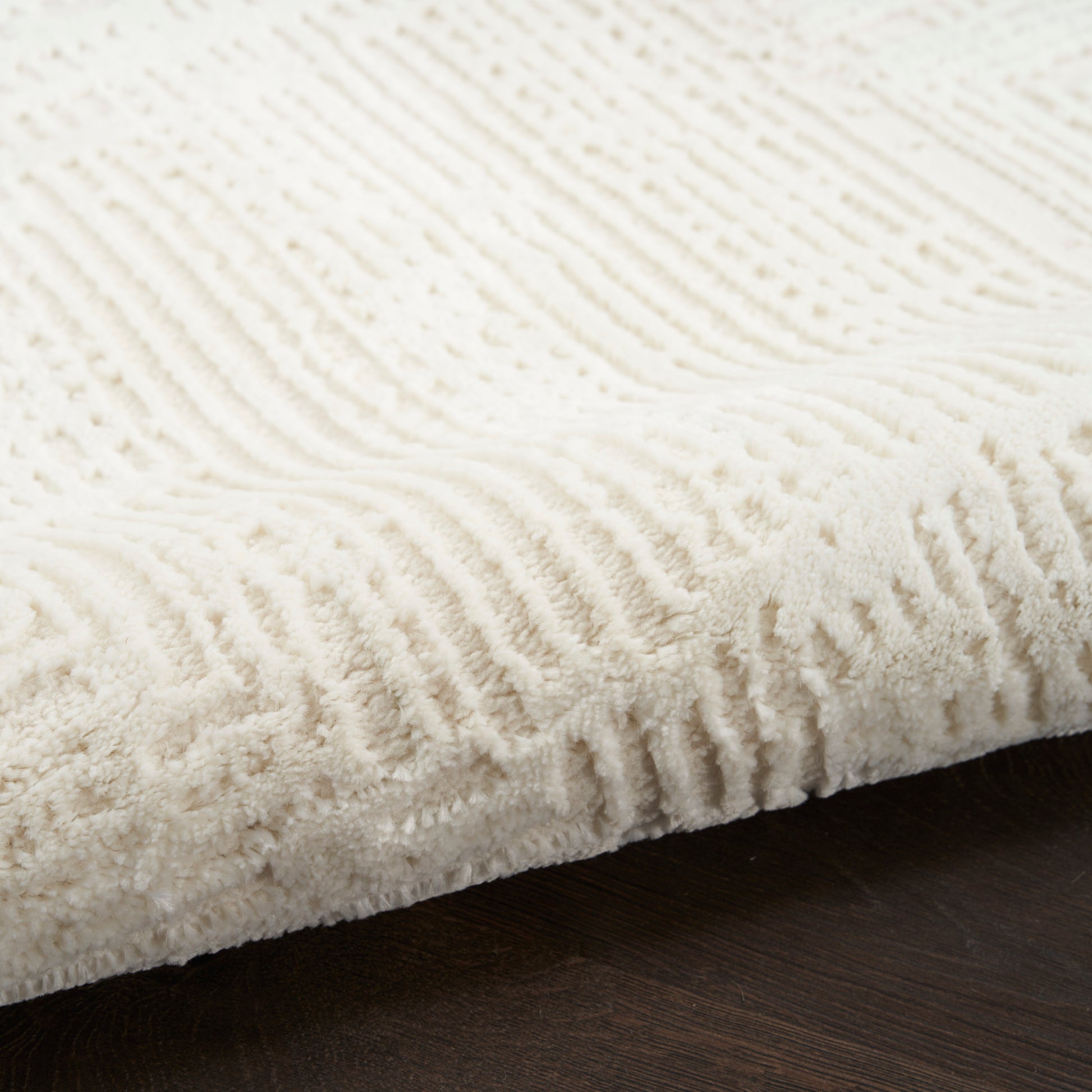 Nourison Home Sustainable Trends  Ivory  Contemporary