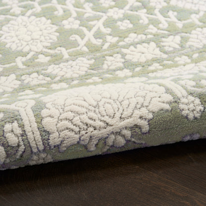 Nourison Home Grace  Sage  Traditional