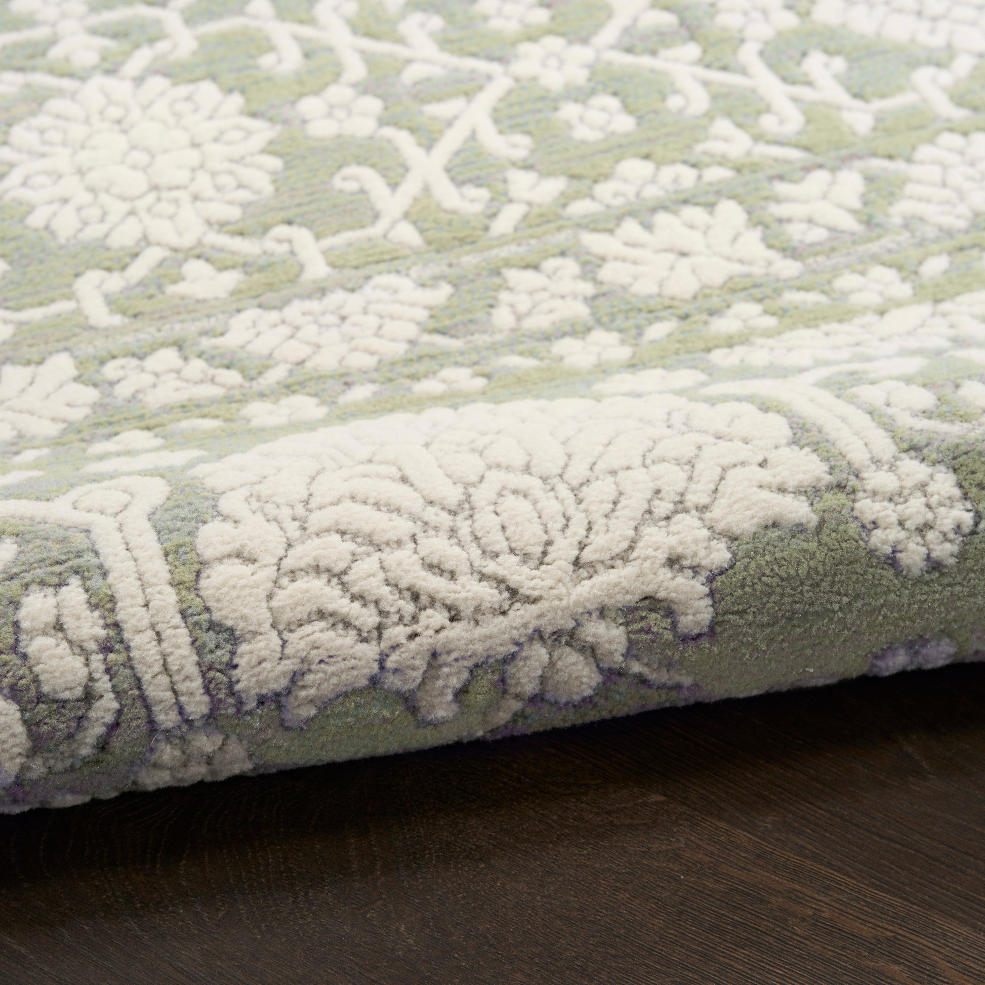 Nourison Home Grace  Sage  Traditional