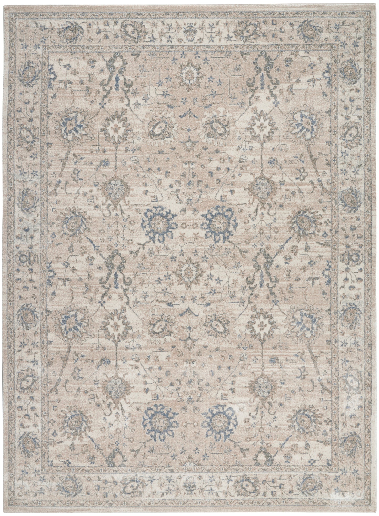 Nourison Home Moroccan Celebration KI384 Ivory Sand Traditional Power-loomed Rug