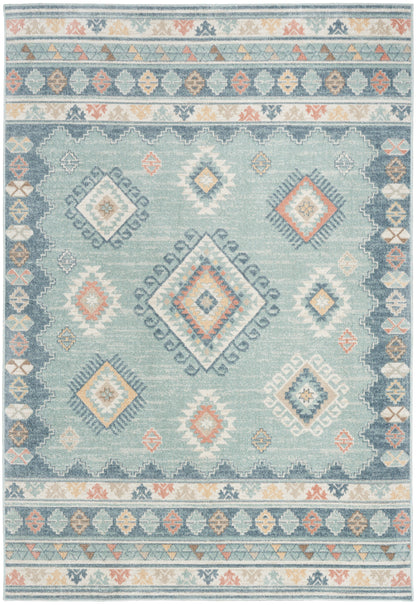 Nourison Home Washable Decor WSD03 Light Blue Contemporary Loom-woven Rug