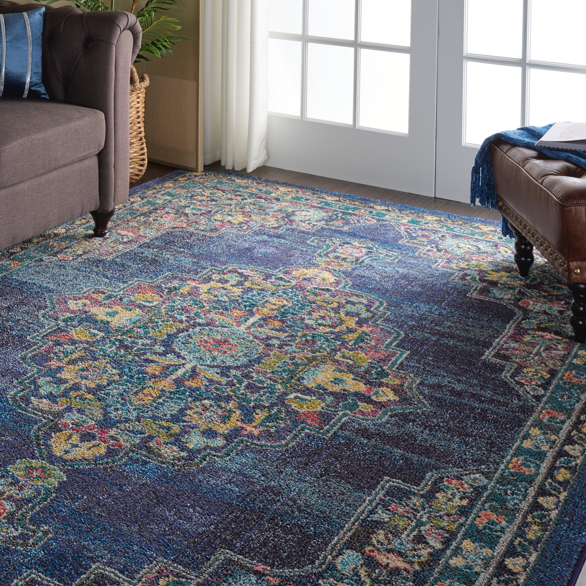 Nourison Home Passionate  Navy  Traditional