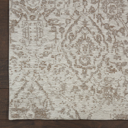 Nourison Home Damask  Ivory  Transitional