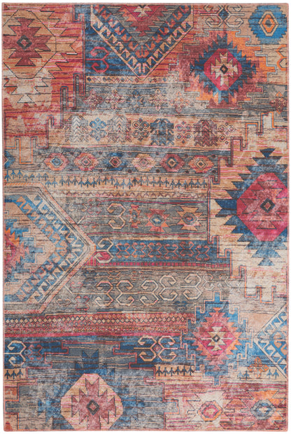 Nourison Home New Concept Washables SR106 Multicolor Transitional Machine Woven Rug