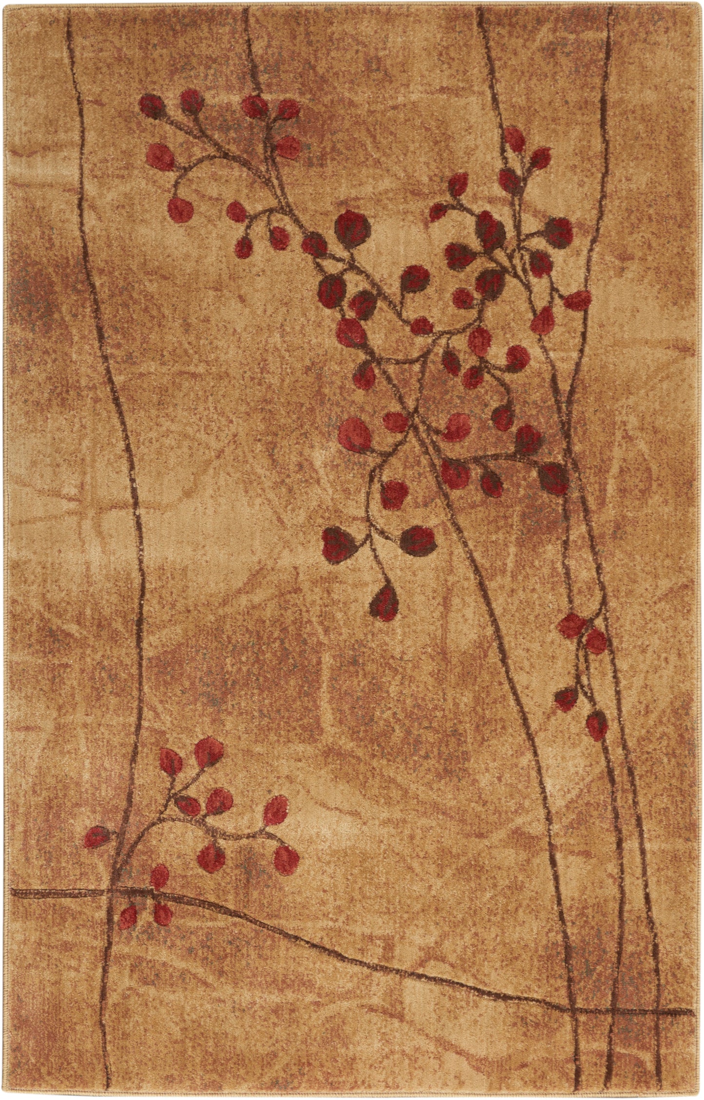 Nourison Home Somerset ST74 Latte Contemporary Power-loomed Rug