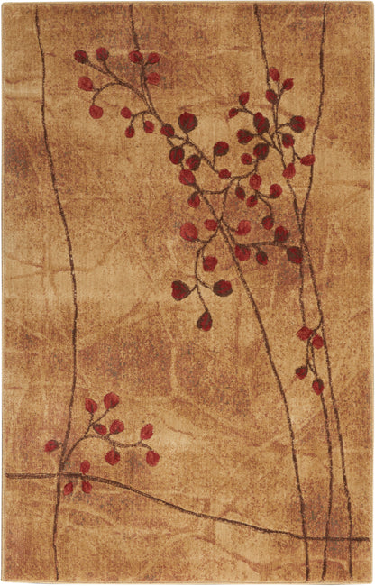 Nourison Home Somerset ST74 Latte Contemporary Power-loomed Rug