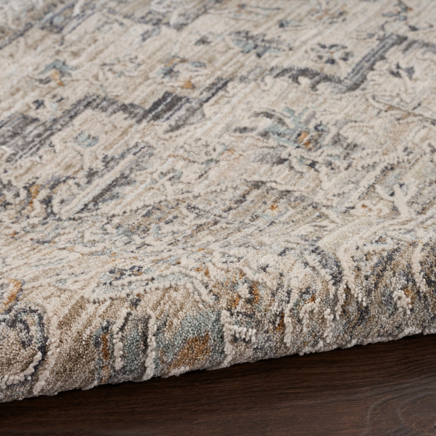 Nourison Home Lynx  Ivory Taupe  Transitional