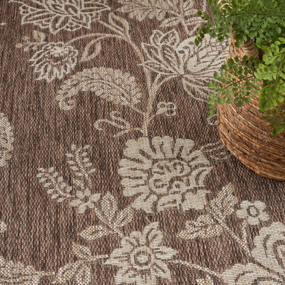 Nourison Home Garden Oasis  Mocha  Contemporary