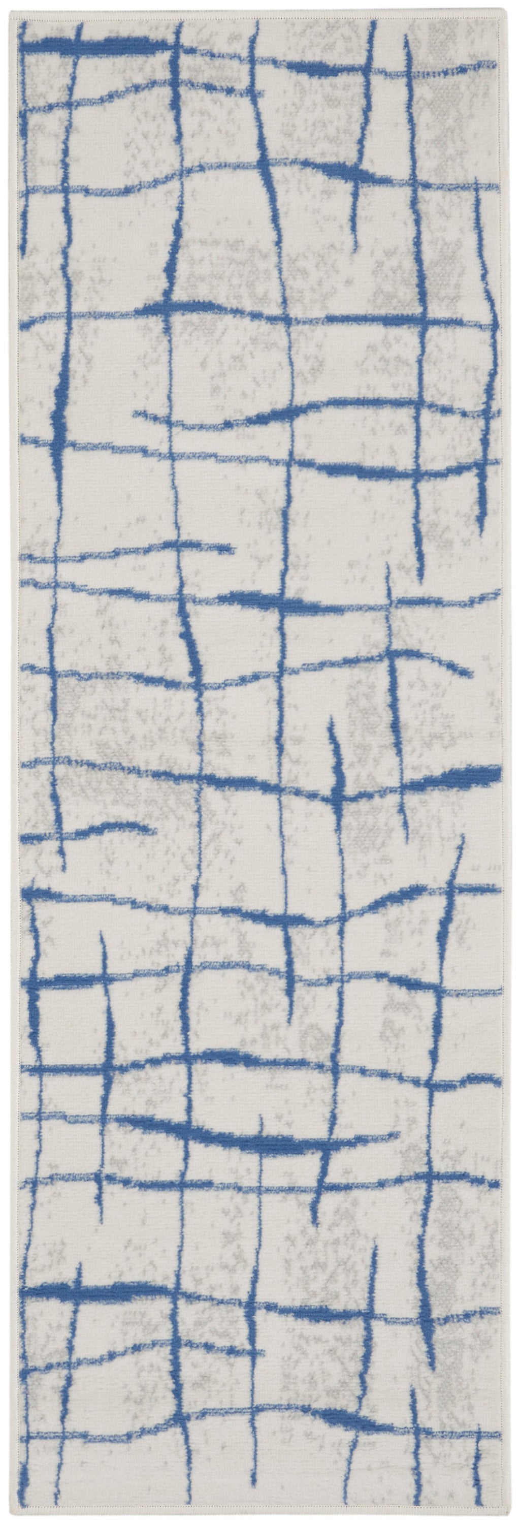 Nourison Home Whimsicle WHS09 Ivory Blue Contemporary Power-loomed Rug