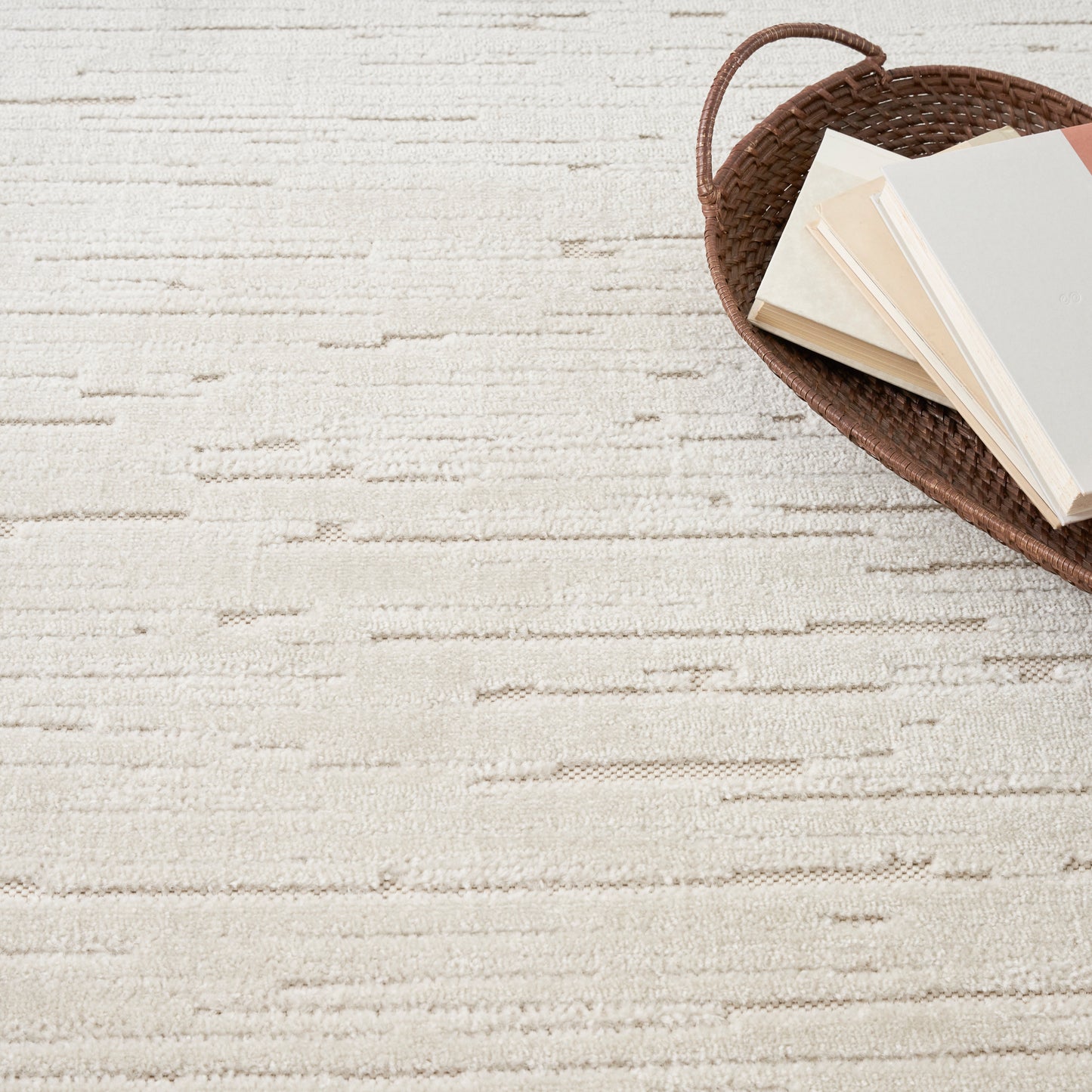 Nourison Home Care Free  Beige  Contemporary