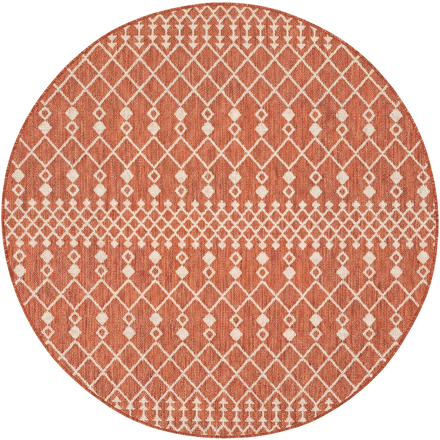Nourison Home Positano POS02 Terracotta Contemporary Power-loomed Rug