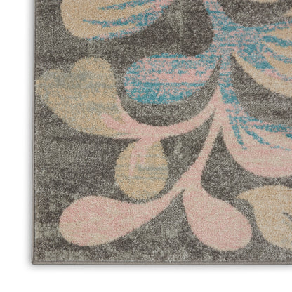Nourison Home Tranquil  Grey Beige  Contemporary