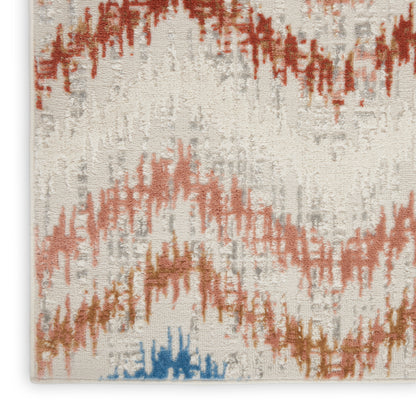 Nourison Home Elation  Ivory Multicolor  Contemporary