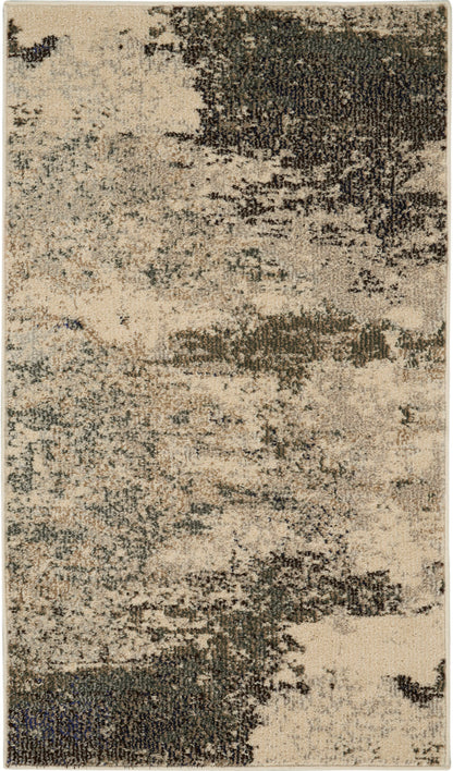 Nourison Home Celestial CES02 Ivory Grey Contemporary Power-loomed Rugs
