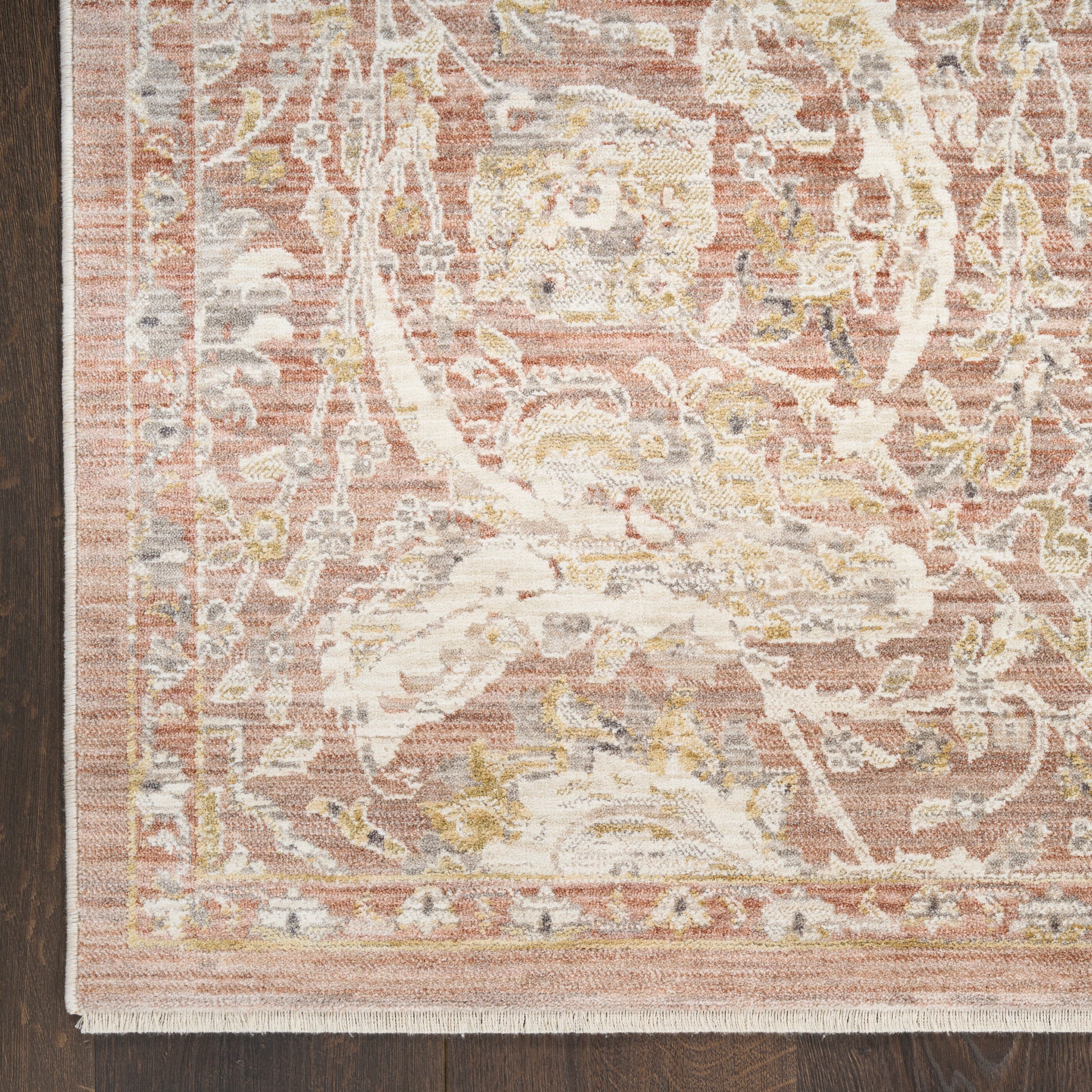 Nourison Home Antique Fusion  Brick  Traditional