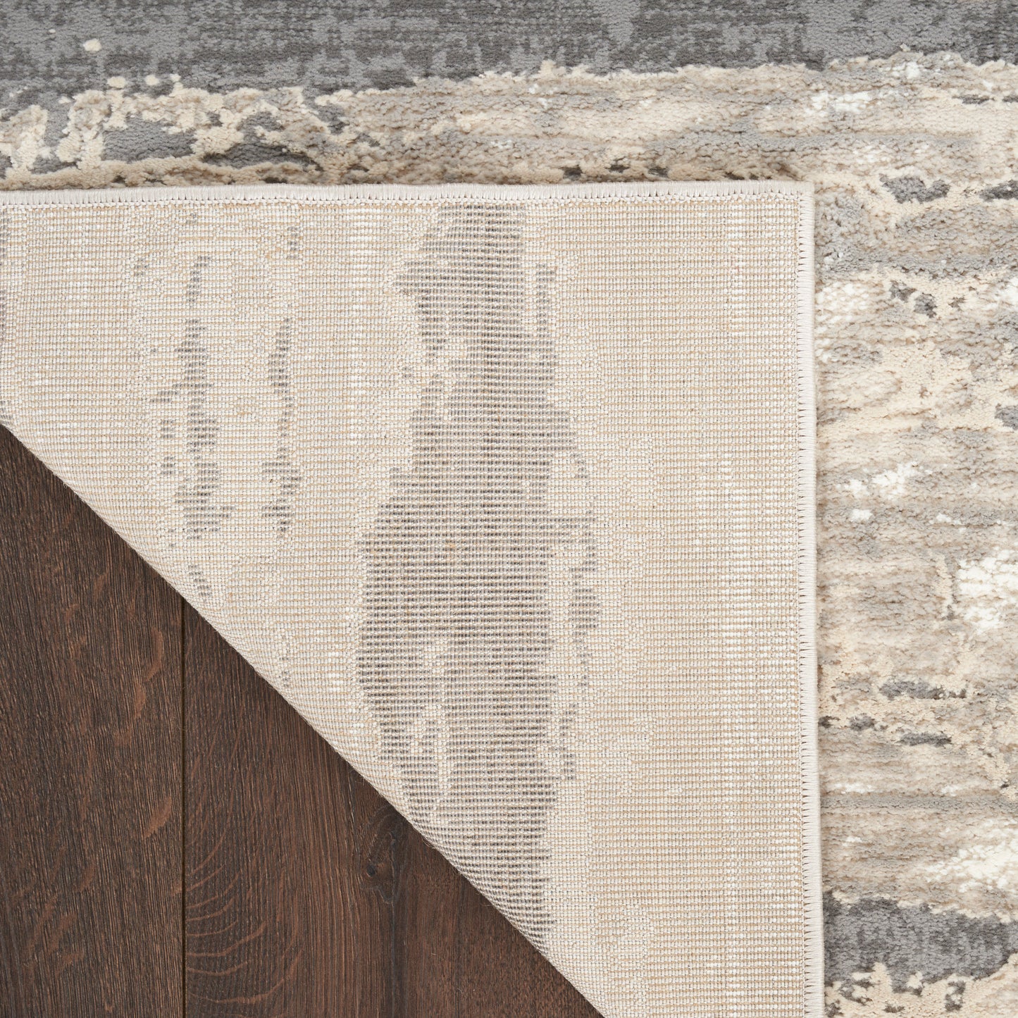 Nourison Home Sustainable Trends  Ivory Multicolor  Contemporary