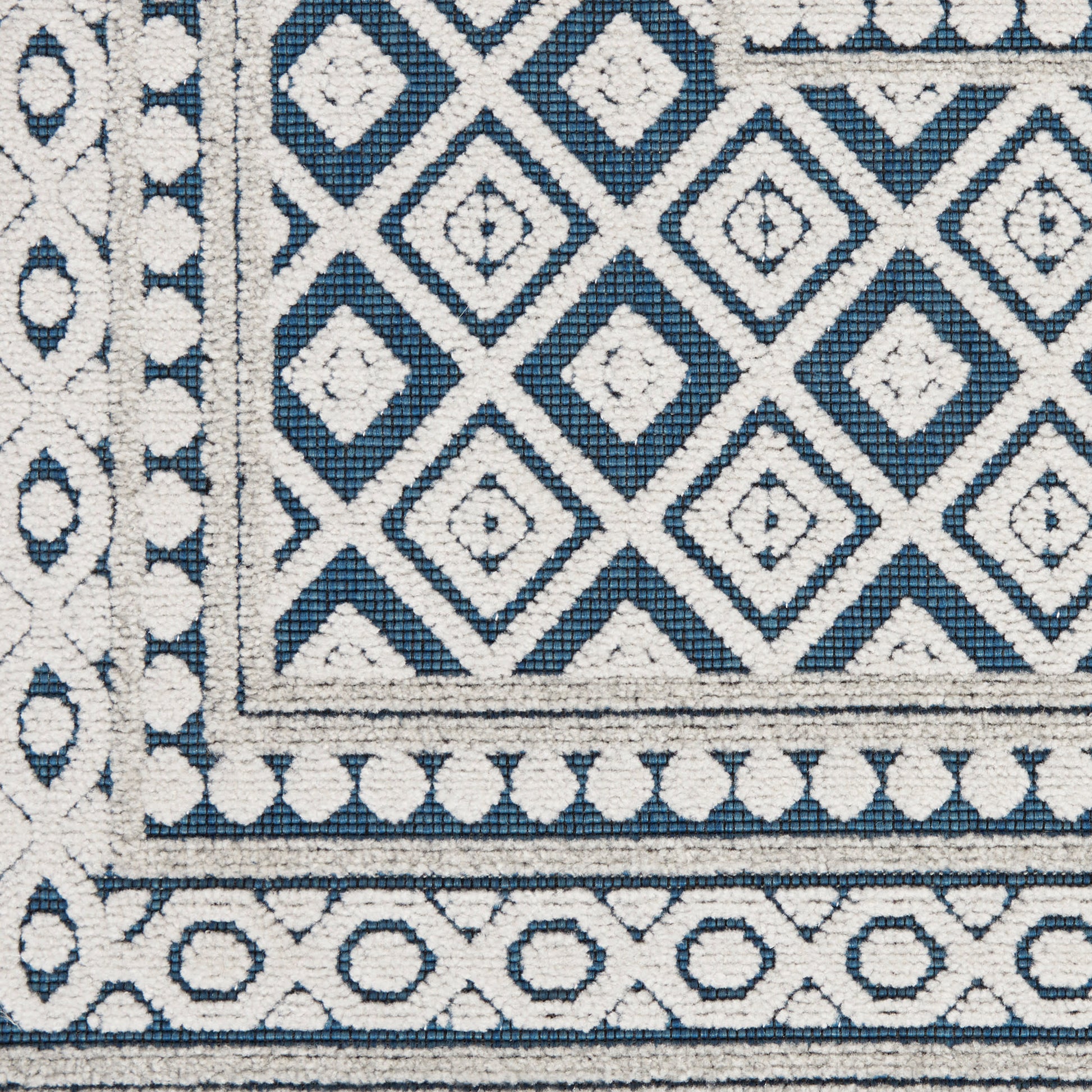 Nourison Home Key Largo  Blue  Transitional