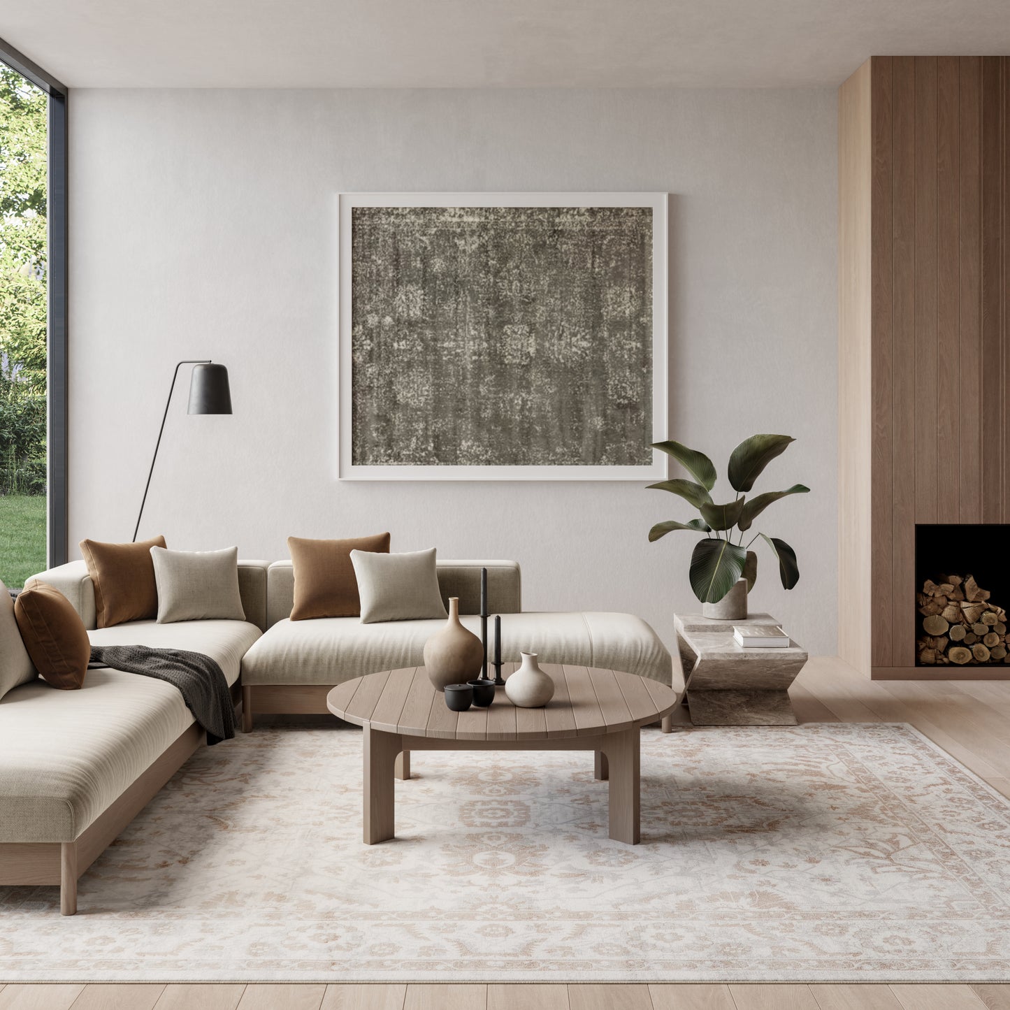 Nourison Home Astra Machine Washable  Grey  Traditional