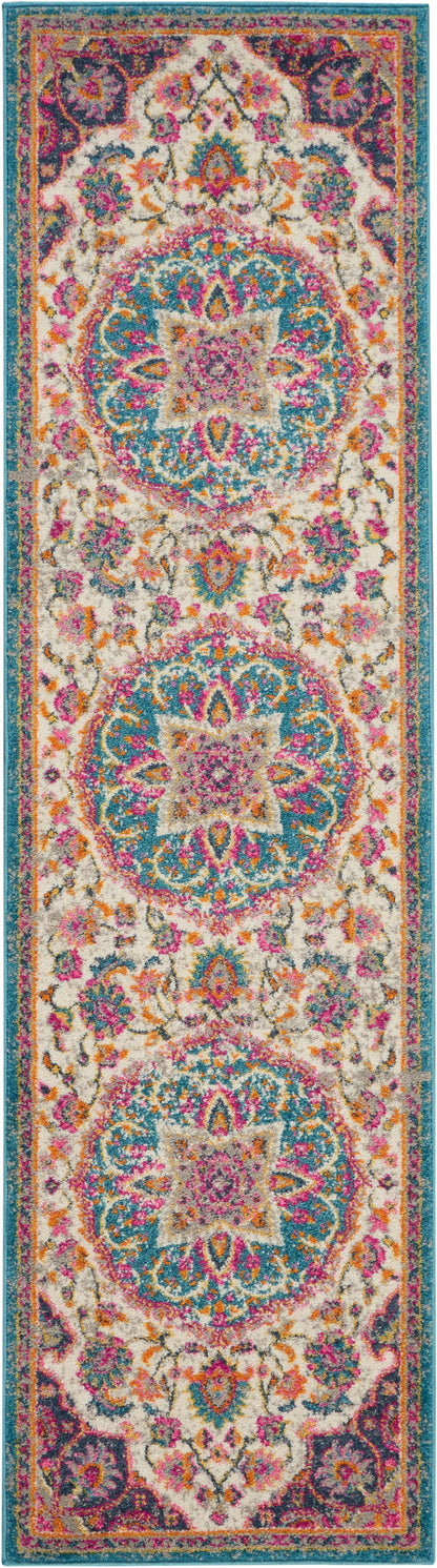 Nourison Home Passion PSN22 Ivory Multicolor Transitional Power-loomed Rugs
