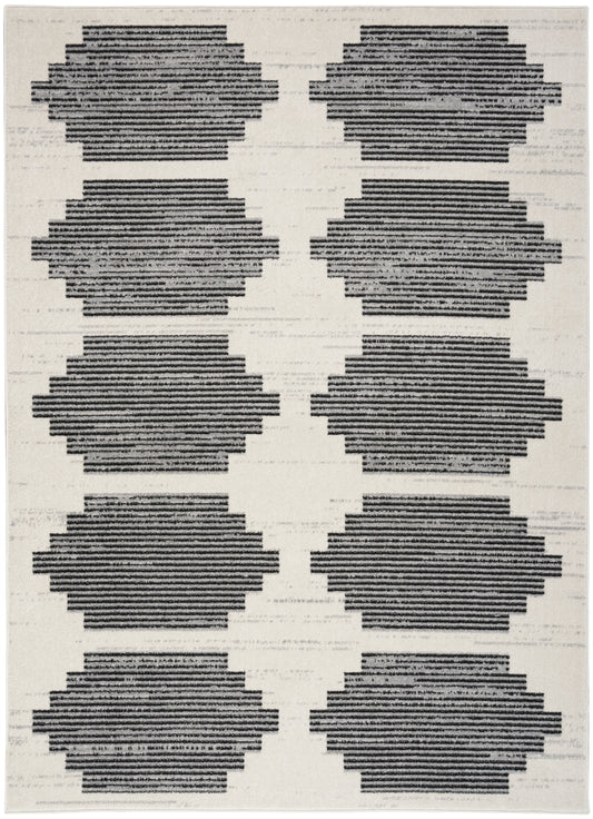 Nourison Home Modern Passion  Ivory Grey  Contemporary