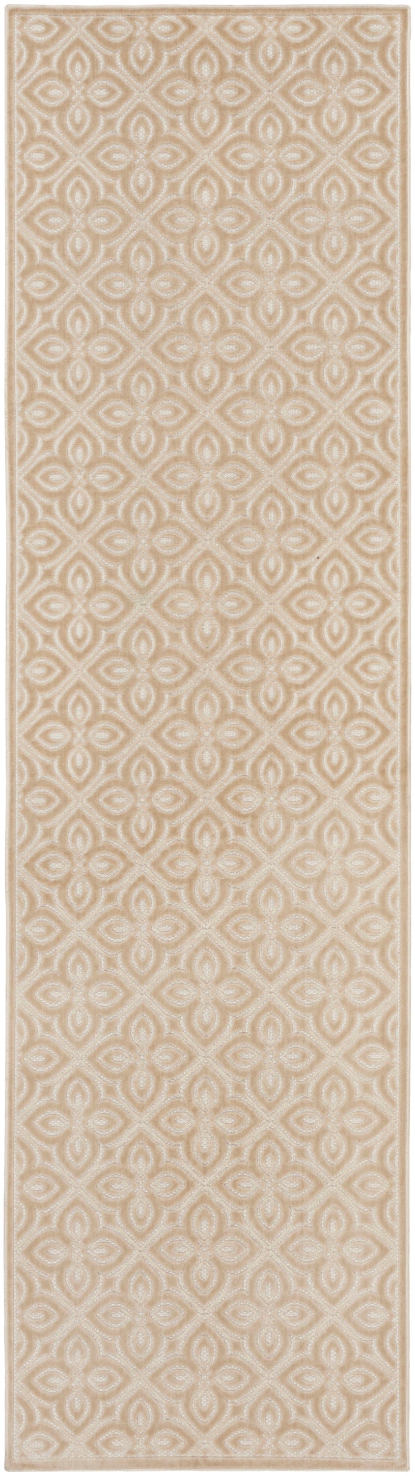 Nourison Home Washable Charm WCH03 Beige Ivory Contemporary Machine Woven Rug