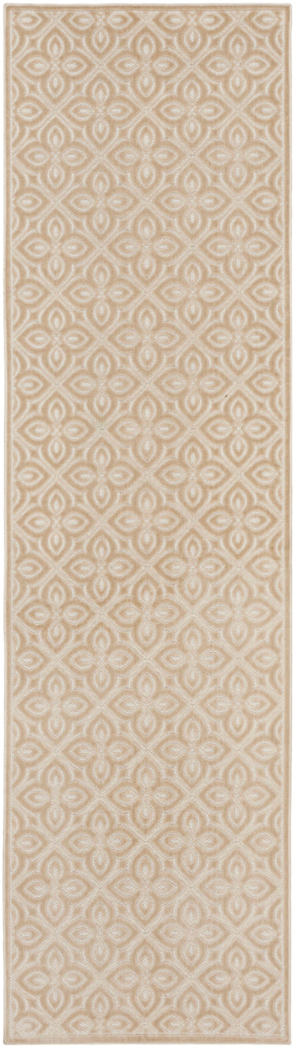 Nourison Home Washable Charm WCH03 Beige Ivory Contemporary Machine Woven Rug