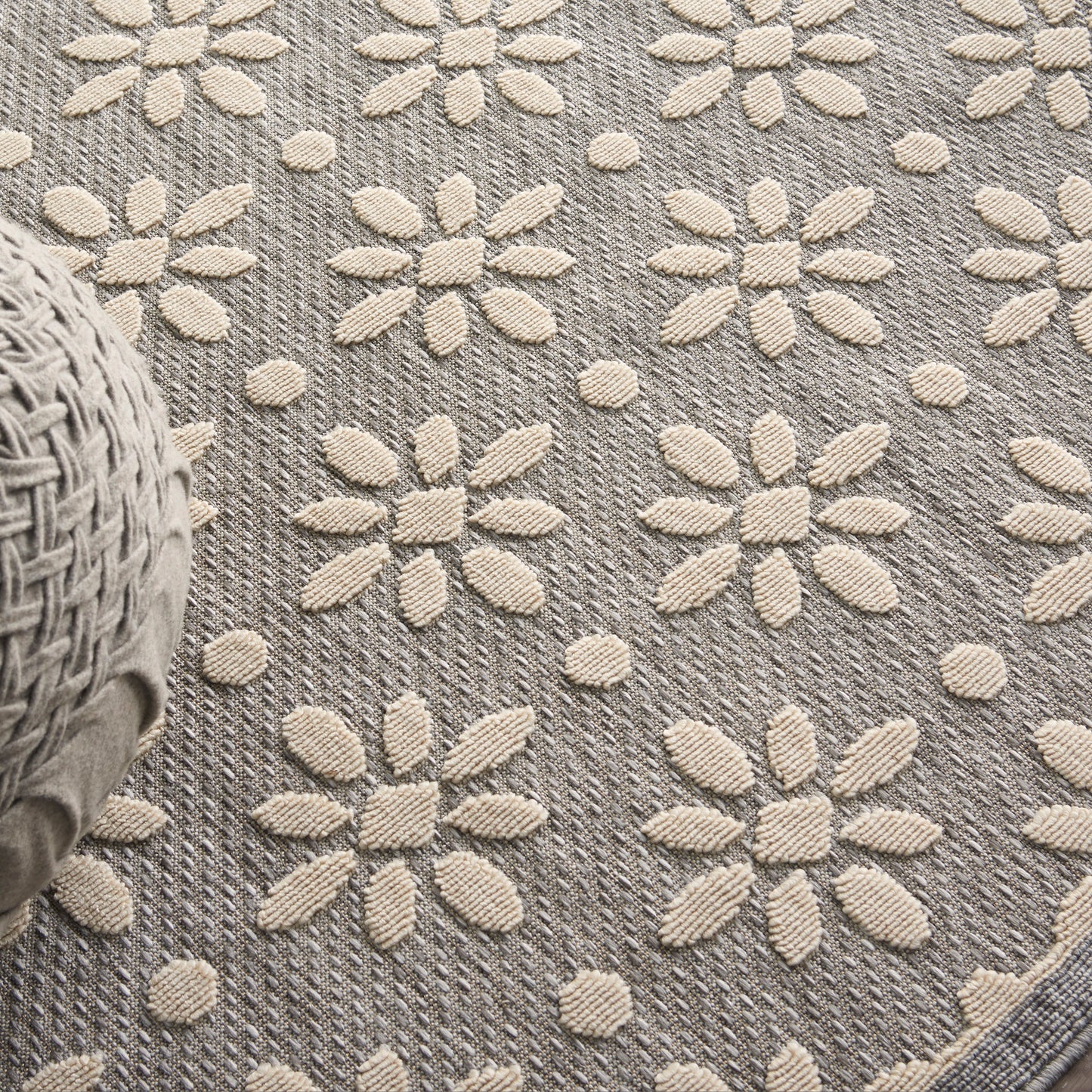 Nourison Home Cozumel  Grey  Contemporary