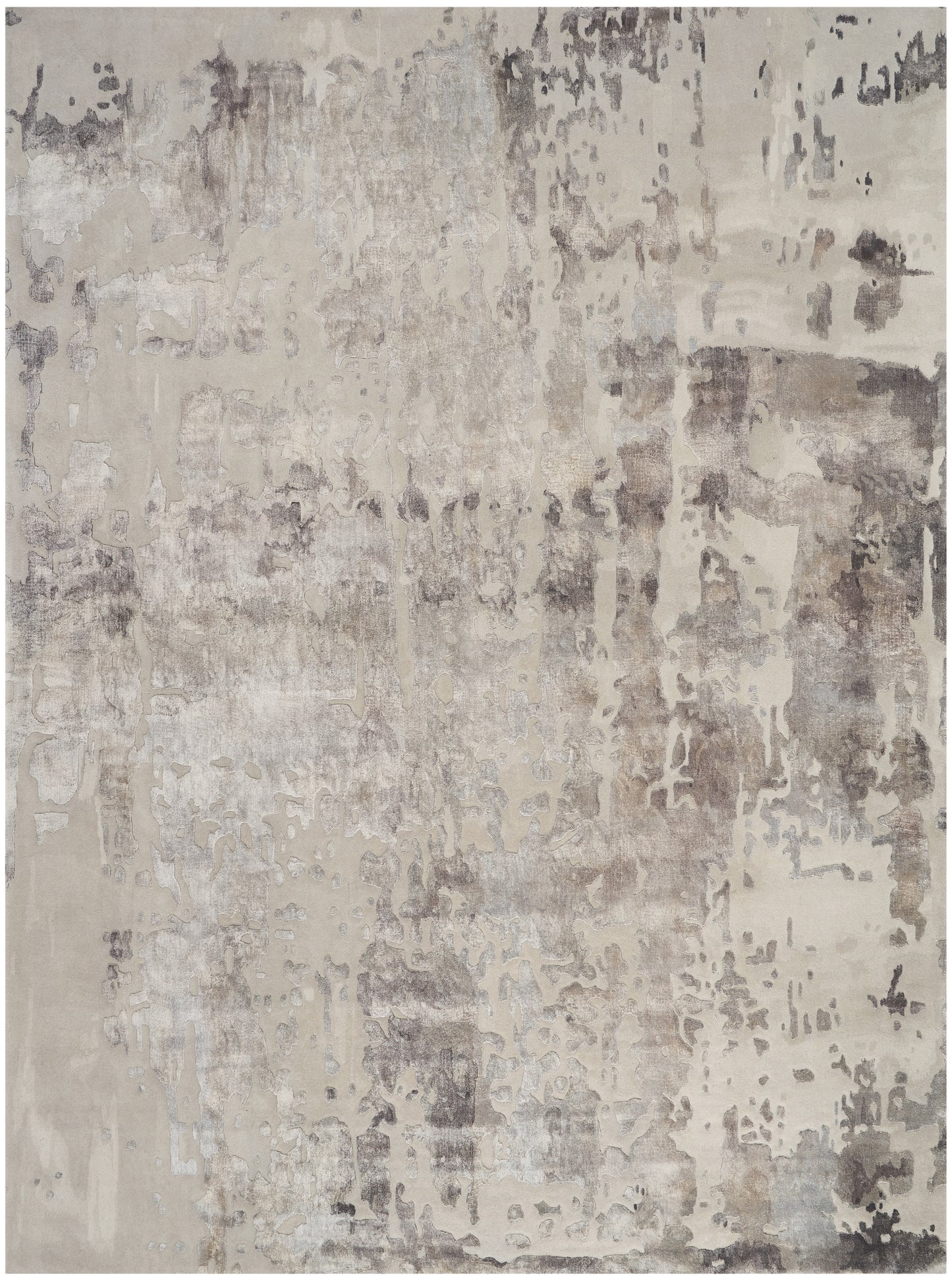 Nourison Home Prismatic PRS12 Silver Grey Contemporary Hand Tufted Rug