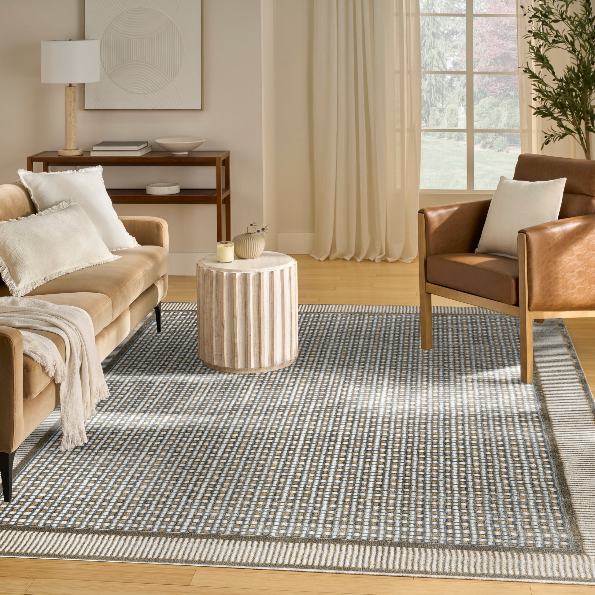 Nourison Home Nordic  Multicolor  Contemporary