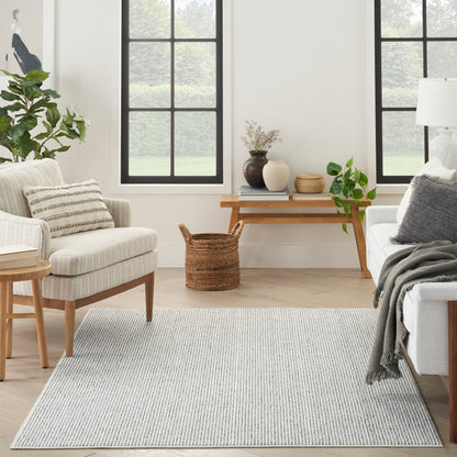 Nourison Home Natural Texture  Ivory Grey  Contemporary