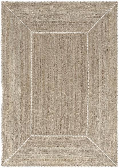 Nourison Home Terrazzo Jute TRJ01 Natural Grey Contemporary Hand Woven Rug