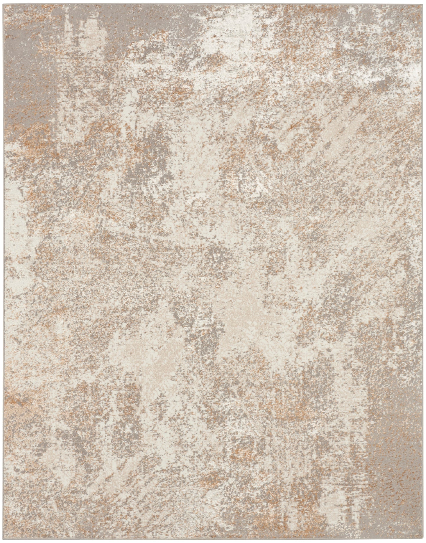 Nourison Home Ambiance  Ivory Silver  Contemporary