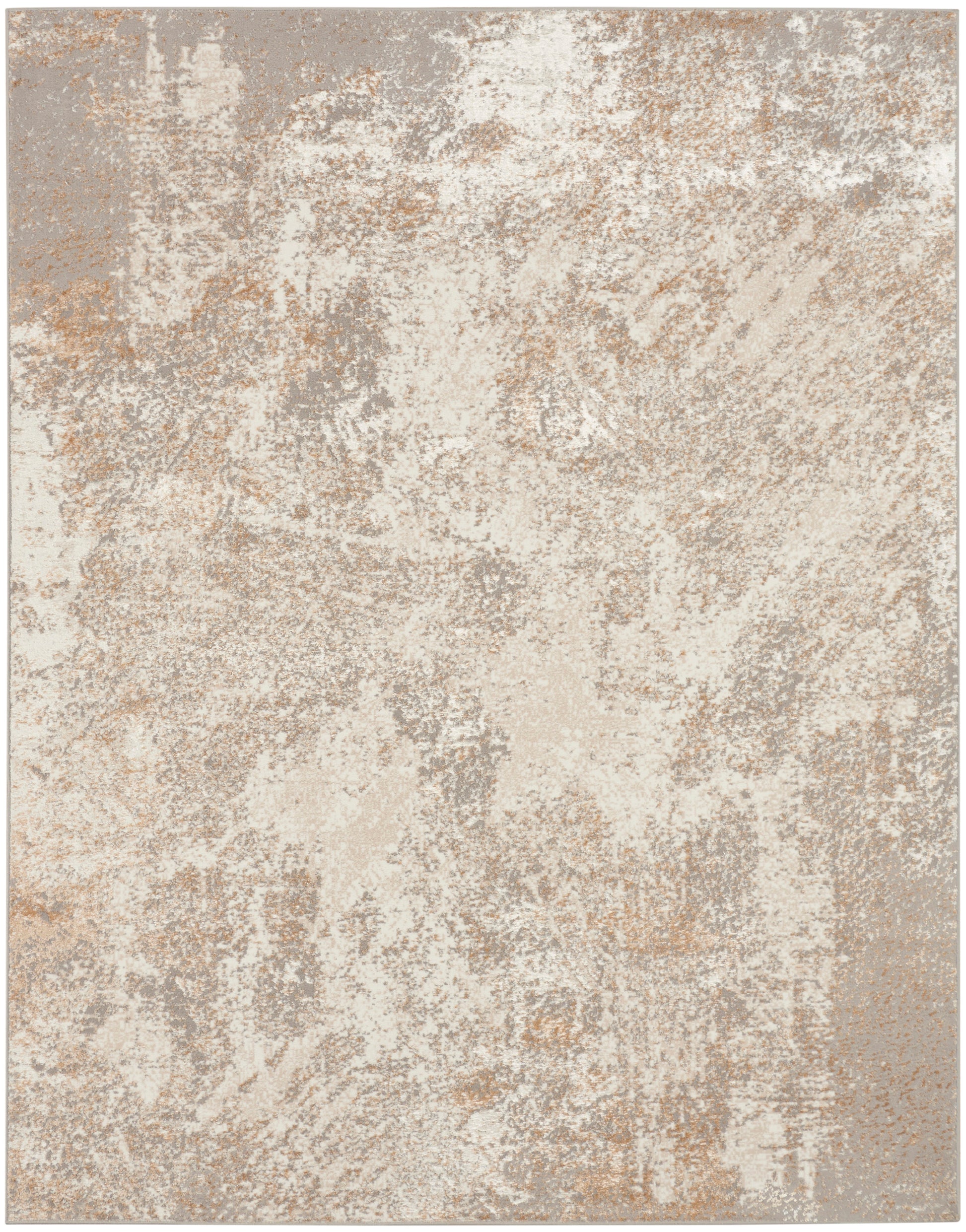 Nourison Home Ambiance  Ivory Silver  Contemporary