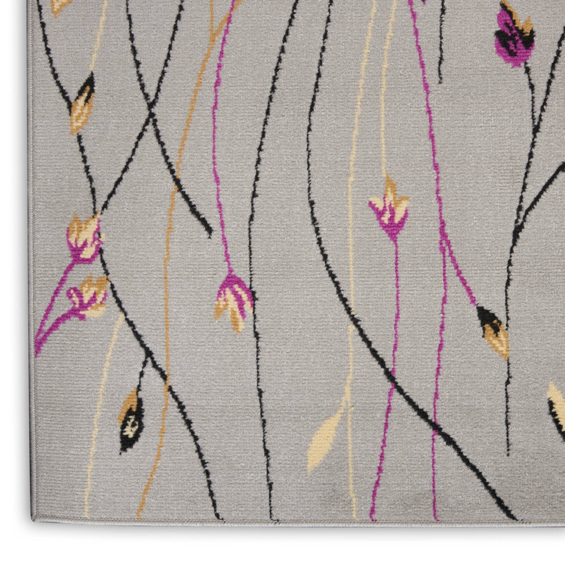 Nourison Home Grafix  Grey  Contemporary