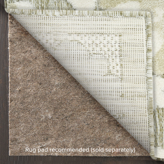 Nourison Home Aloha  Ivory Sage  Contemporary