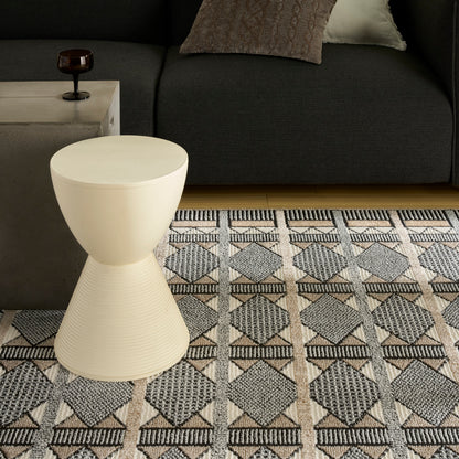 Nourison Home Nordic  Ivory Multicolor  Contemporary