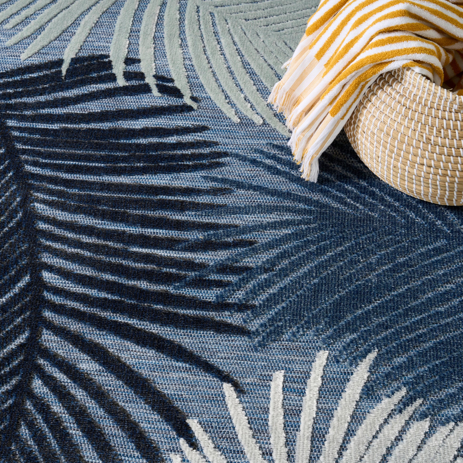 Nourison Home Suncoast  Denim  Contemporary