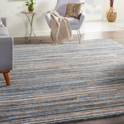Nourison Home Plateau  Blue  Contemporary