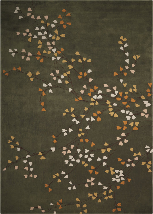 Nourison Home Contour  Green  