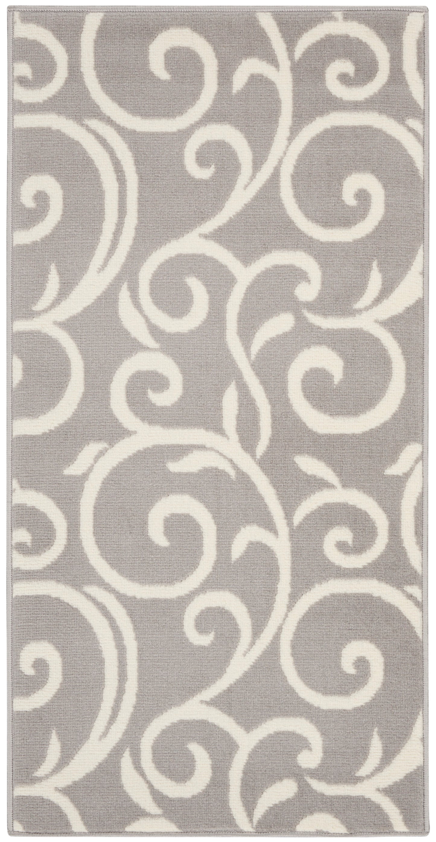 Nourison Home Grafix GRF19 Grey Contemporary Power-loomed Rug