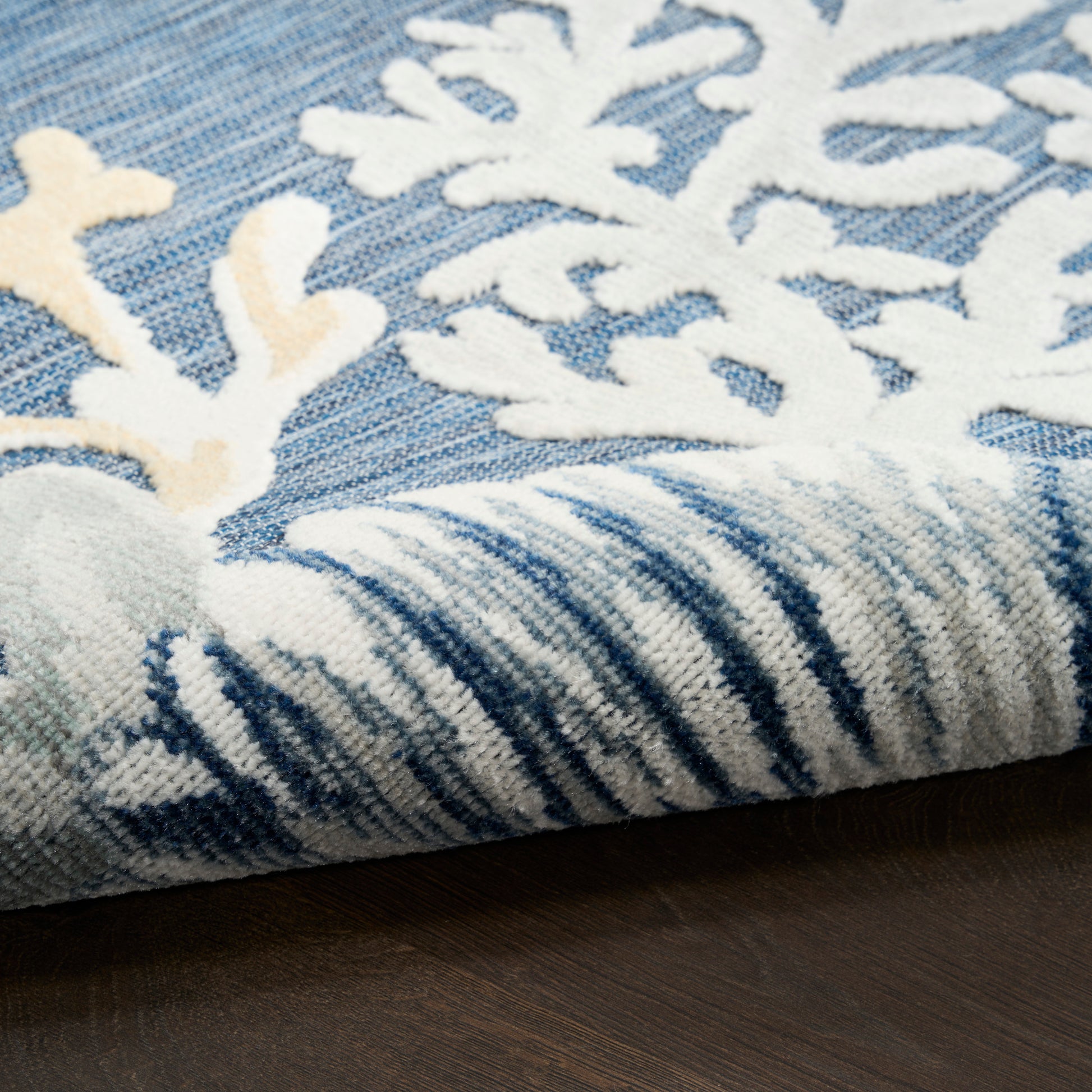 Nourison Home Suncoast  Denim Multicolor  Contemporary