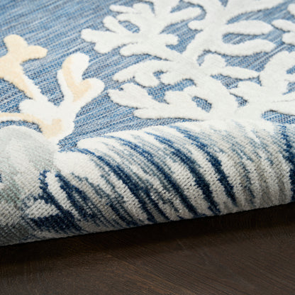 Nourison Home Suncoast  Denim Multicolor  Contemporary