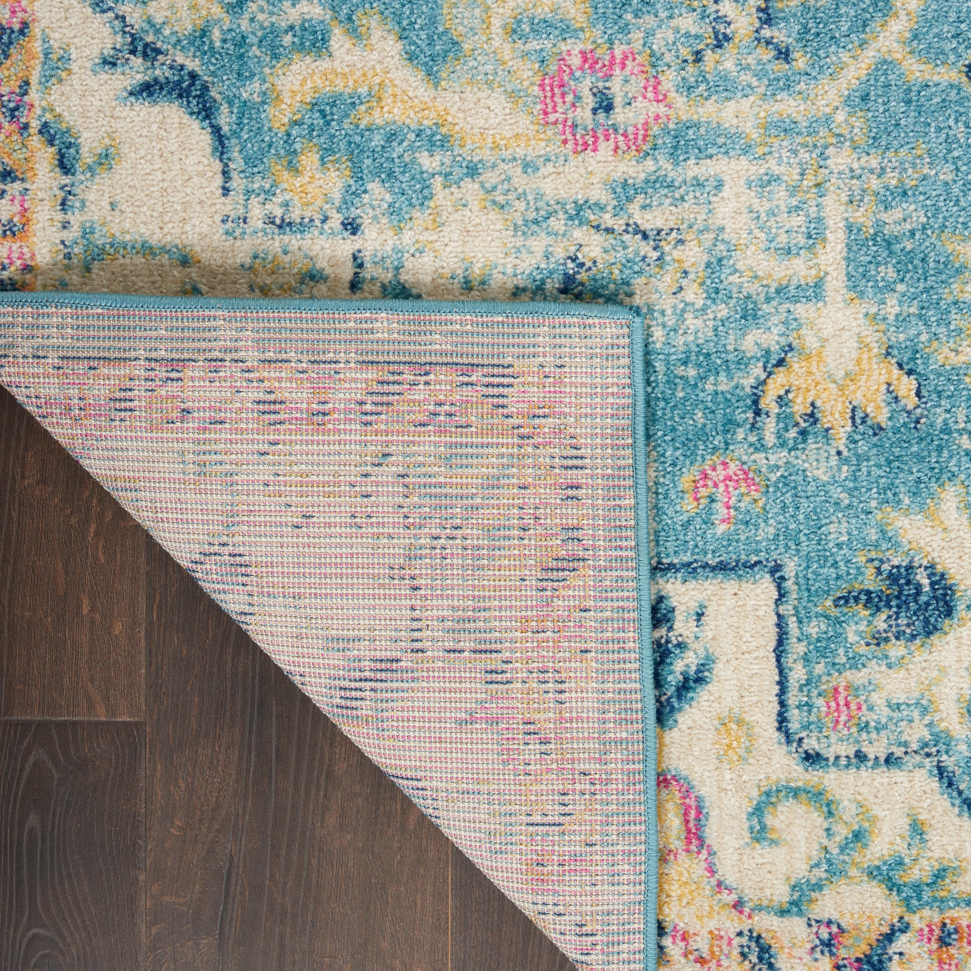 Nourison Home Passion  Ivory Light Blue  Transitional