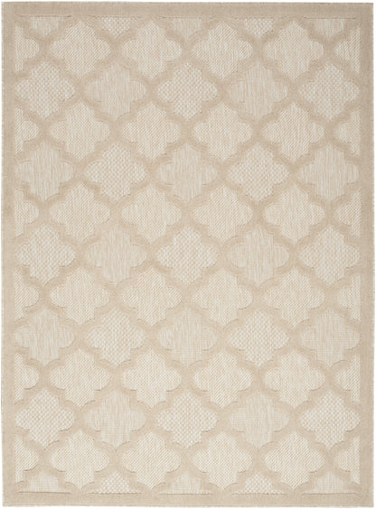 Nourison Home Easy Care NES01 Cream Contemporary Flat Weave Rug