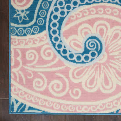 Nourison Home Jubilant  Blue  Contemporary