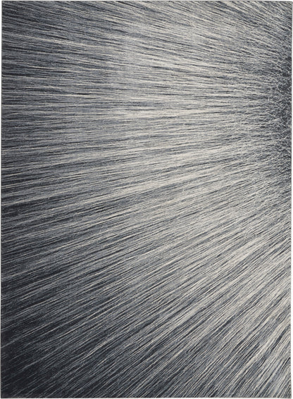 Nourison Home Moroccan Celebration KI389 Blue Grey Contemporary Power-loomed Rug