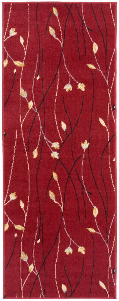 Nourison Home Grafix GRF15 Red Contemporary Power-loomed Rug