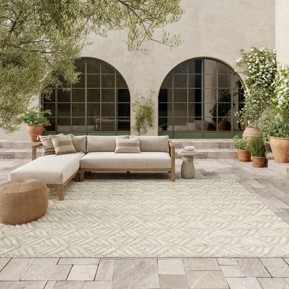 Nourison Home Aloha  Ivory Grey  Contemporary