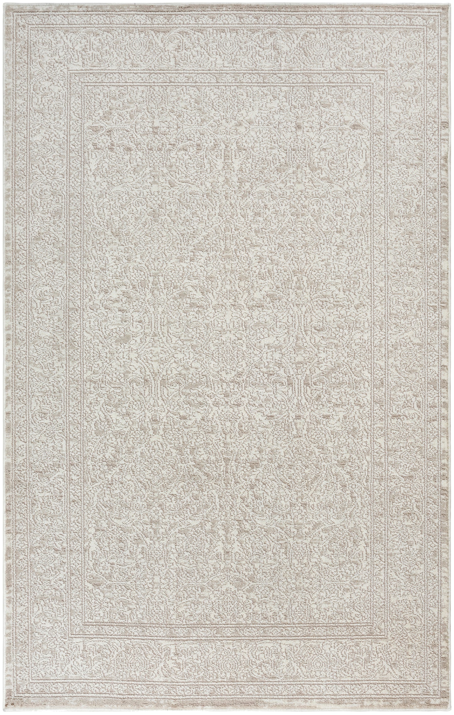 Nourison Home Eco Cycle ECY03 Ivory Beige Traditional Loom-woven Rug