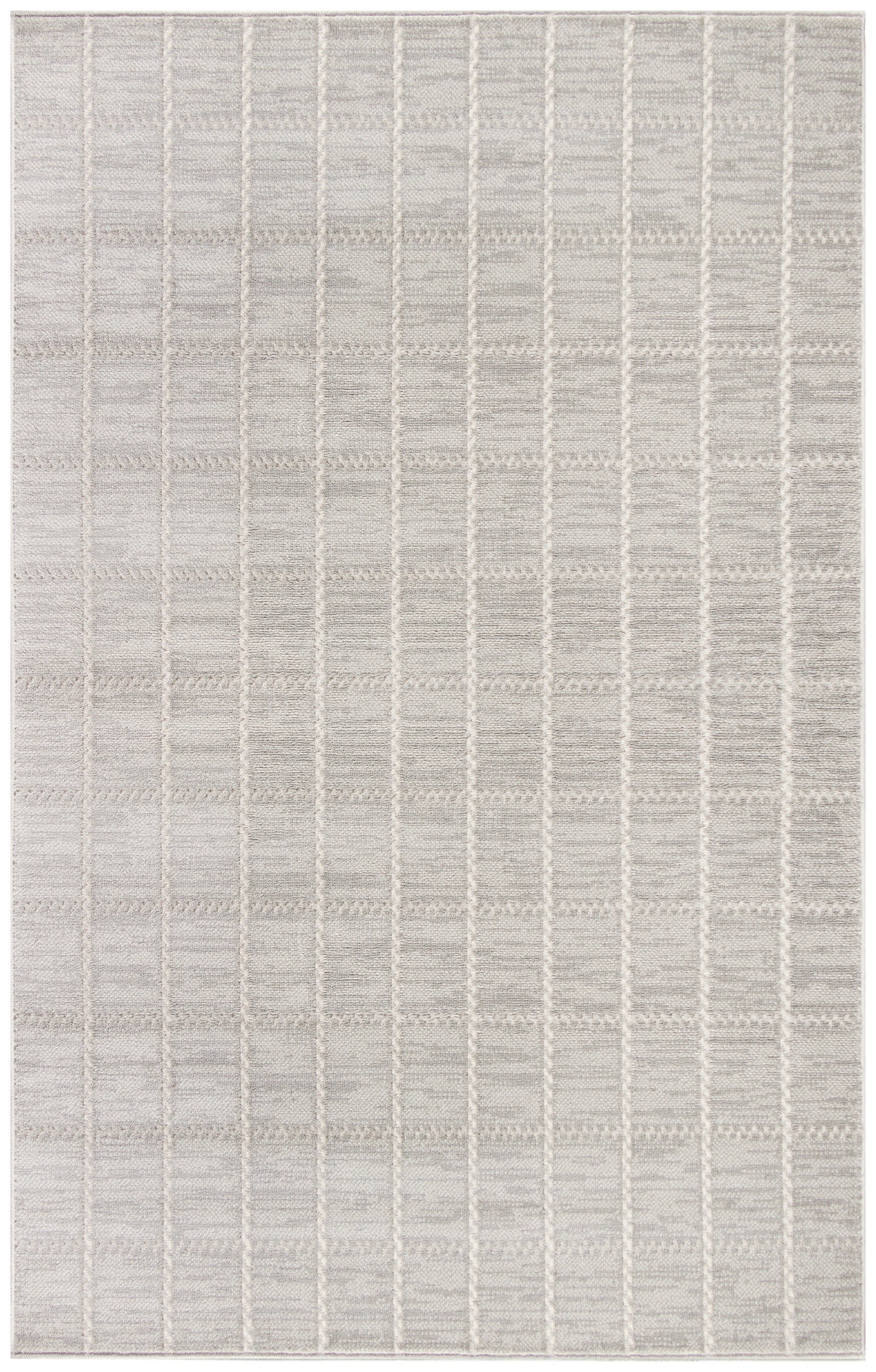 Nourison Home Serenity Home SRH05 Light Grey Contemporary Loom-woven Rug